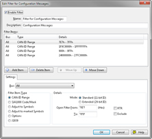 Configurable Filters